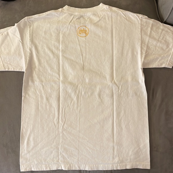 Aloha Army In4mation Sunset “aloha” script t-shirt Men Size Med - Picture 4 of 5